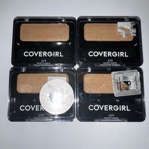 x4 GLITZY GOLD ~ Eye Enhancers COVERGIRL Eye Shadow Singles ~ Sealed!